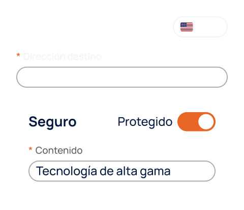 Configuración de protección del envío